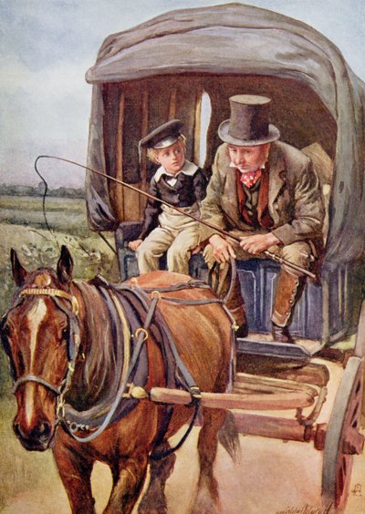 Banks Drives David to Yarmouth, Illustration for 